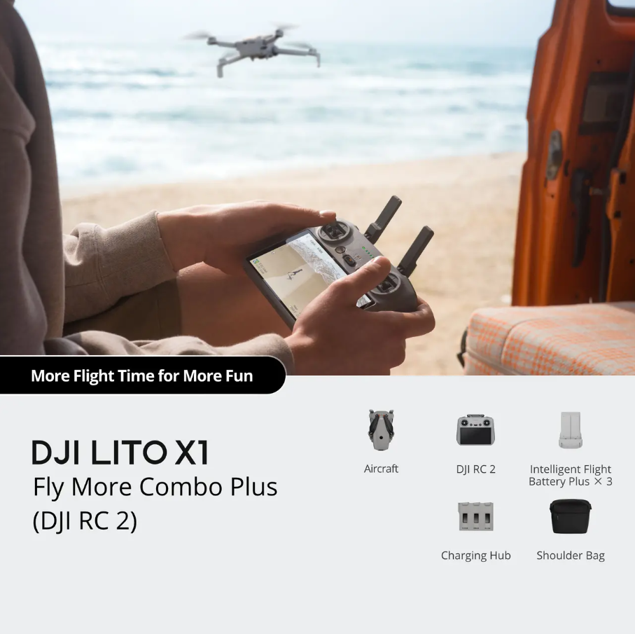 DJI LITO x1 Fly More Combo Plus _DJI RC 2_